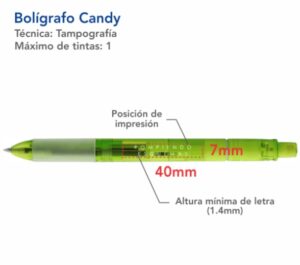 Regalo promocional - Bolígrafo personalizado con Tampografía